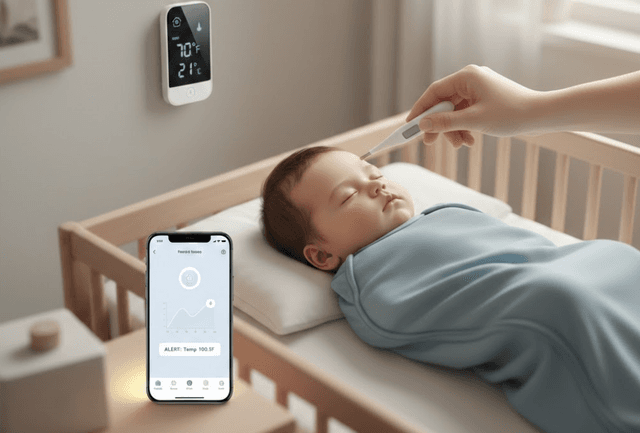 background cover of Why Should Parents Track Baby Temperature